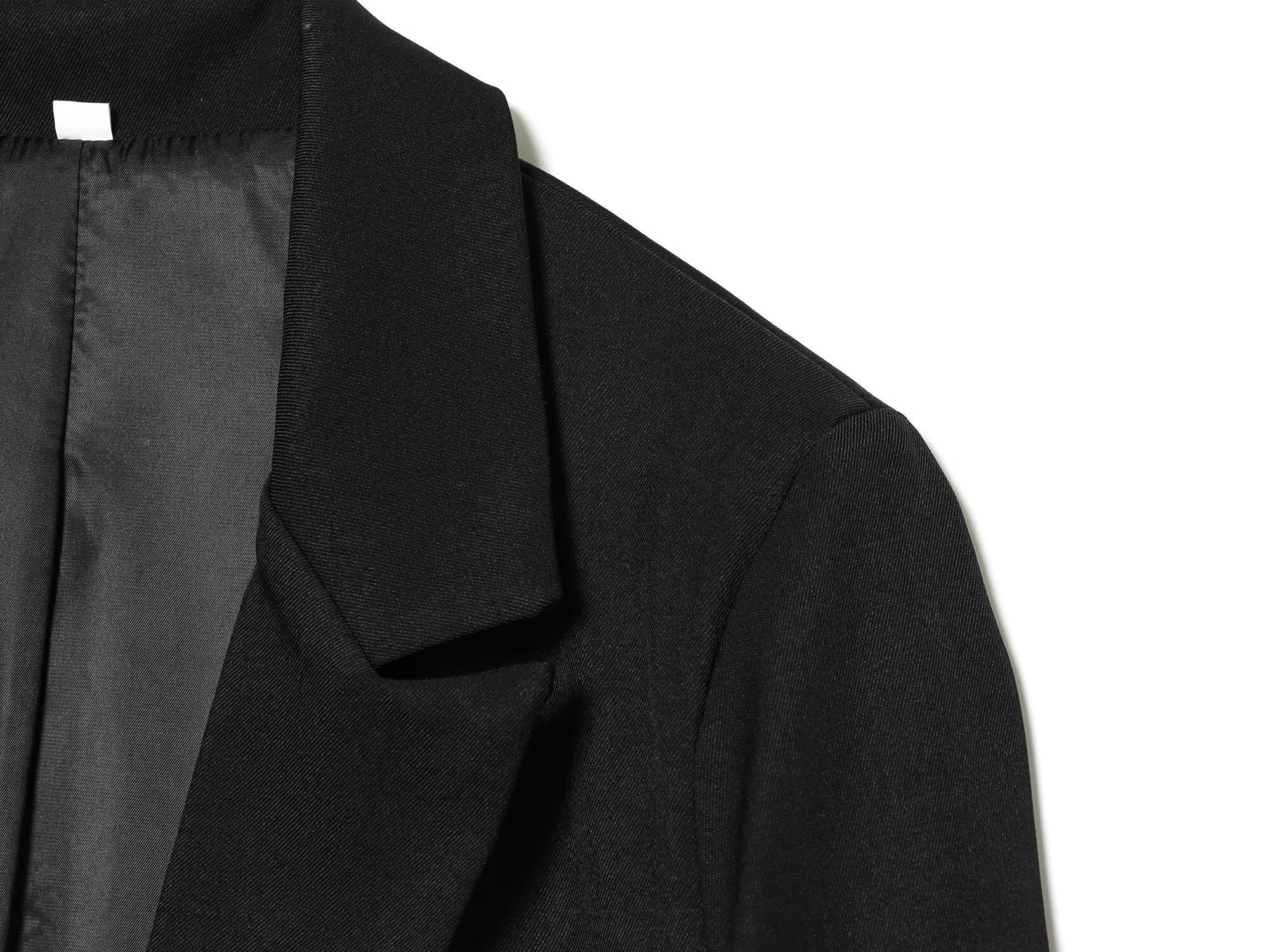Women's asymmetrical hem Wool blend Blazer Coat