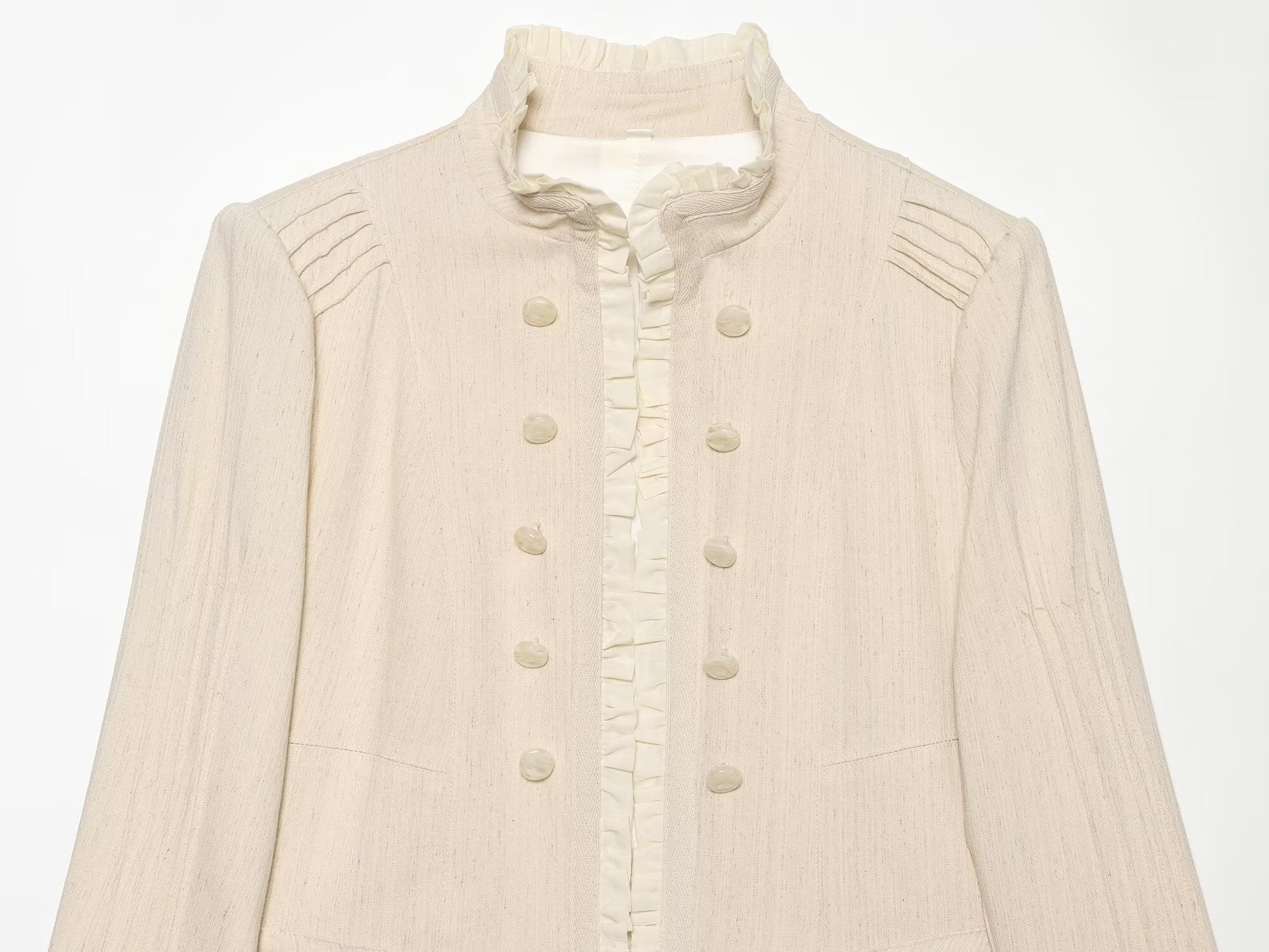 Women's layered decorative short Blazer Coat