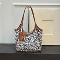 2026 women's new underarm bag shoulder bag portable Leopard print bag