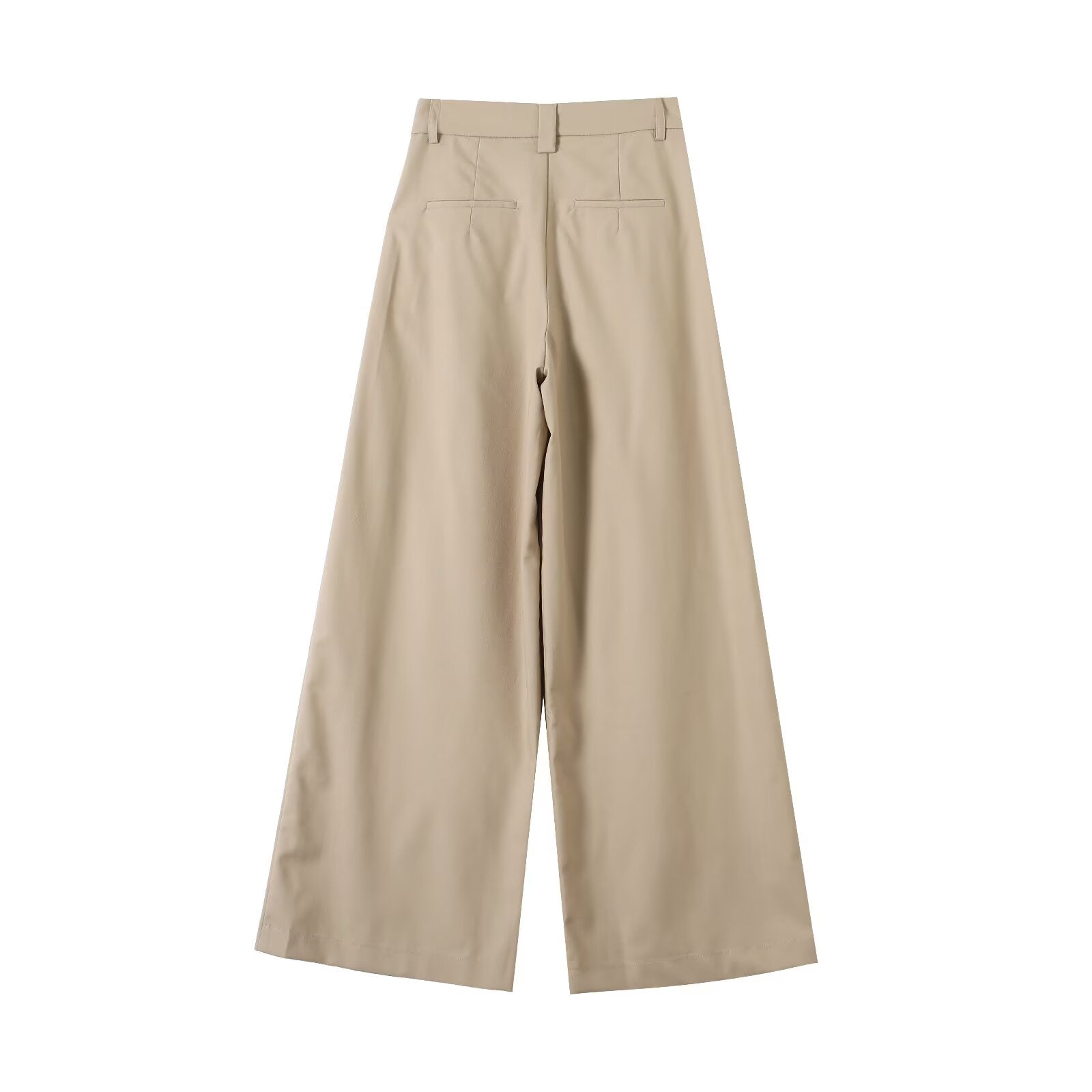 suit Women's 2 pieces Buckle design casual linen blended vest+Pants