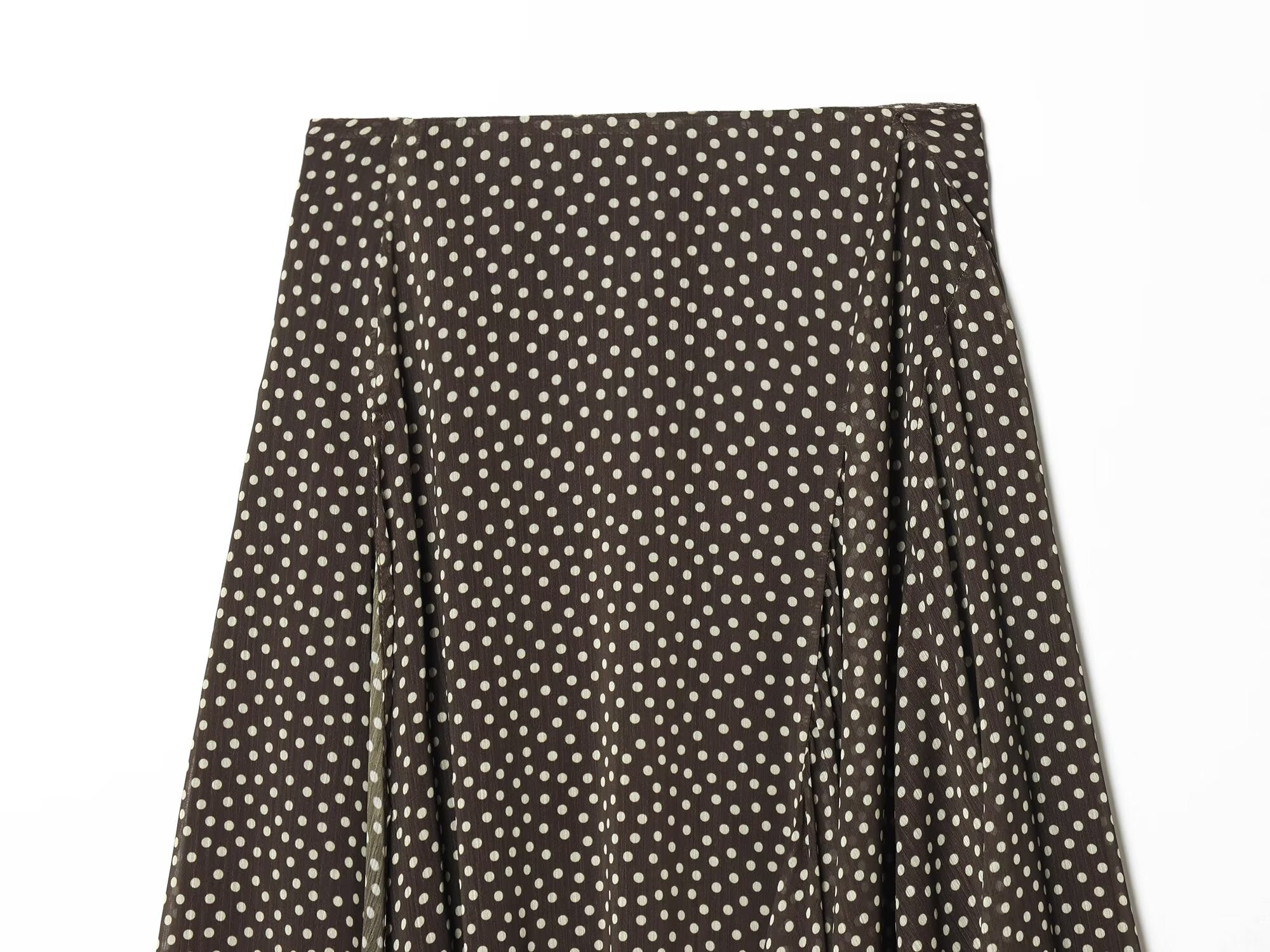 Women's 2026 new polka dot asymmetric skirt
