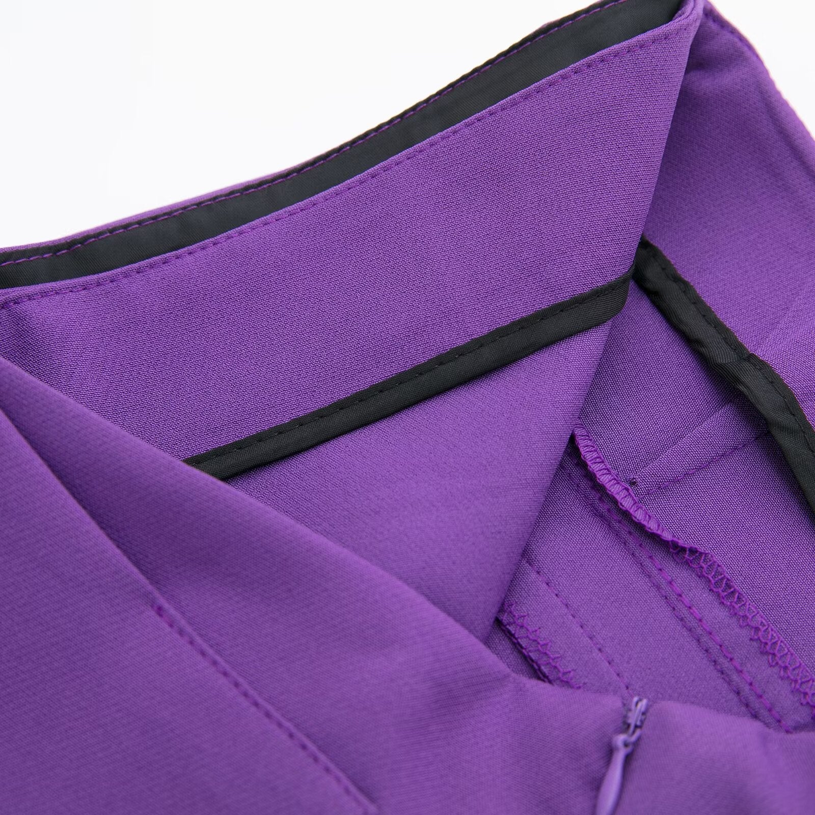 Women's multicolored casual asymmetric culottes