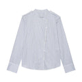 Women's with shoulder pads casual plaid shirt