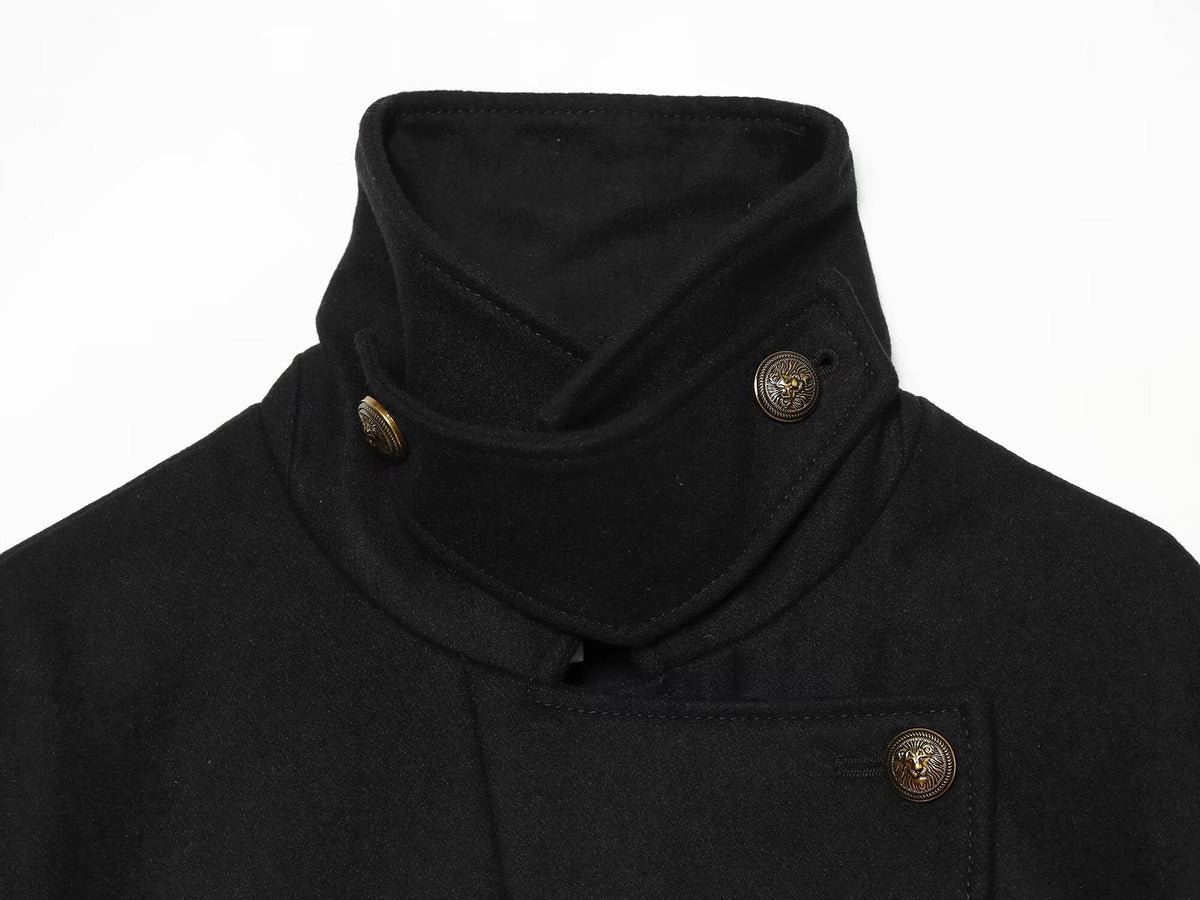 Women's thick wool blend short Coat