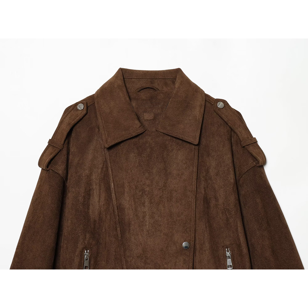 Women's Anti suede effect loose jacket Coat