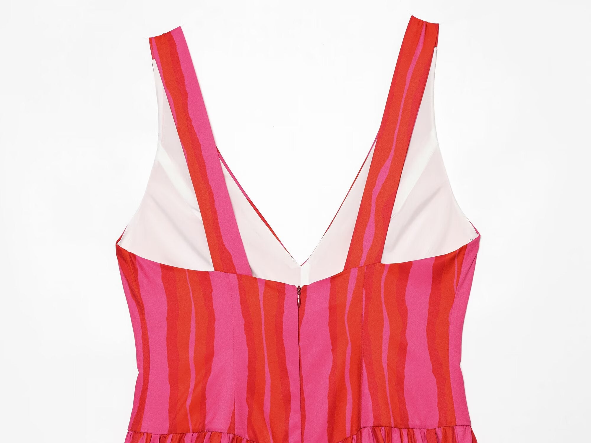 Women's rope knot decorative striped dress