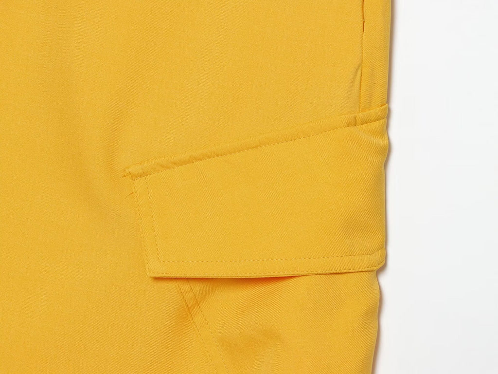 Women's pocket decoration casual MIDI skirt