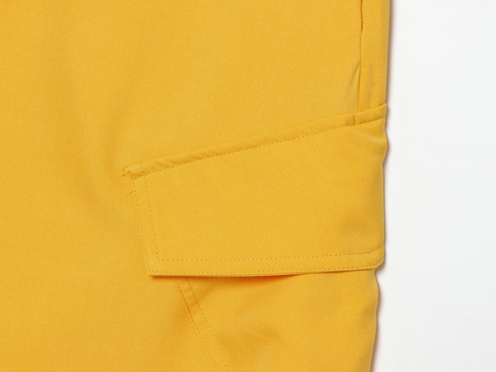 Women's pocket decoration casual MIDI skirt
