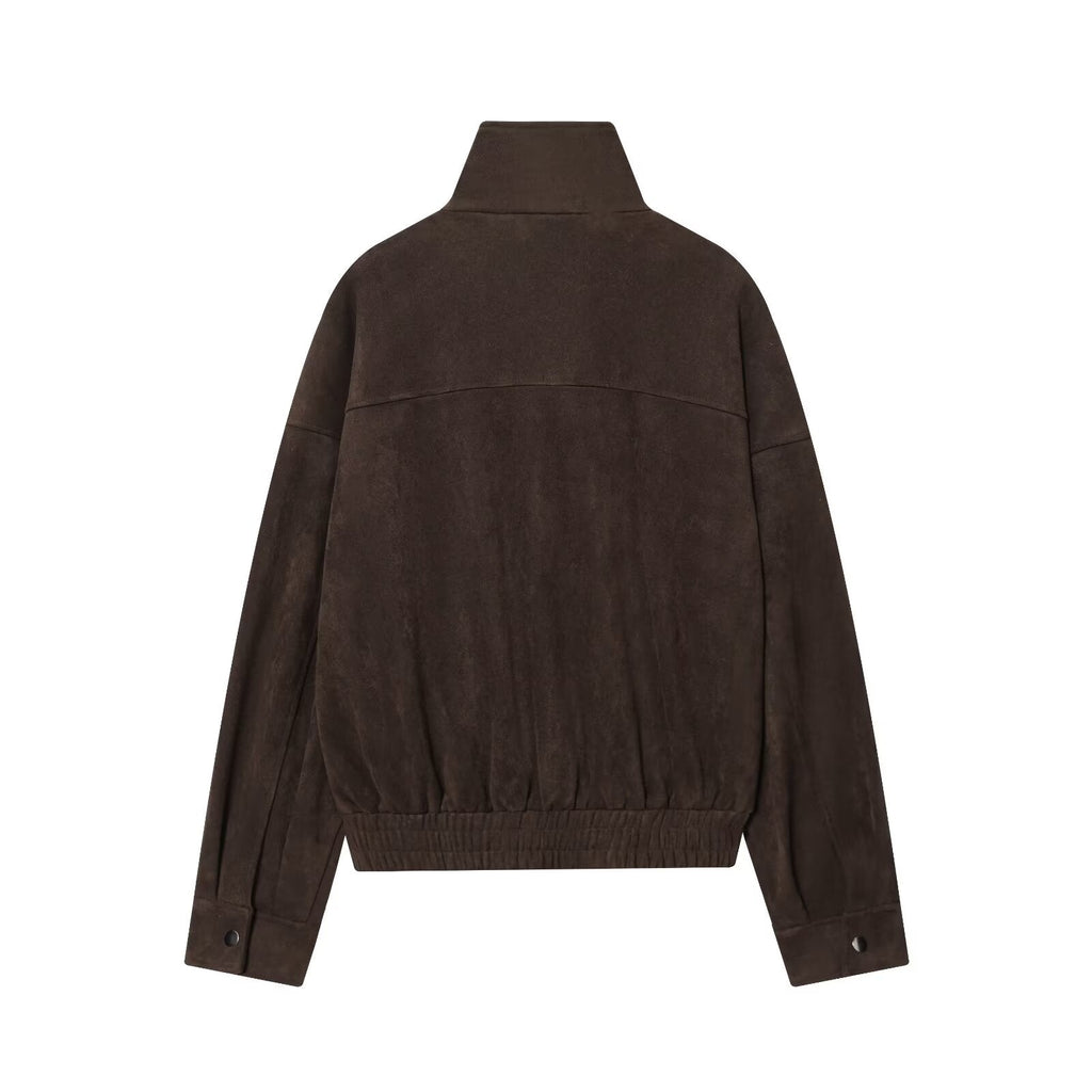 Women's Anti suede effect casual pilot jacket Coat