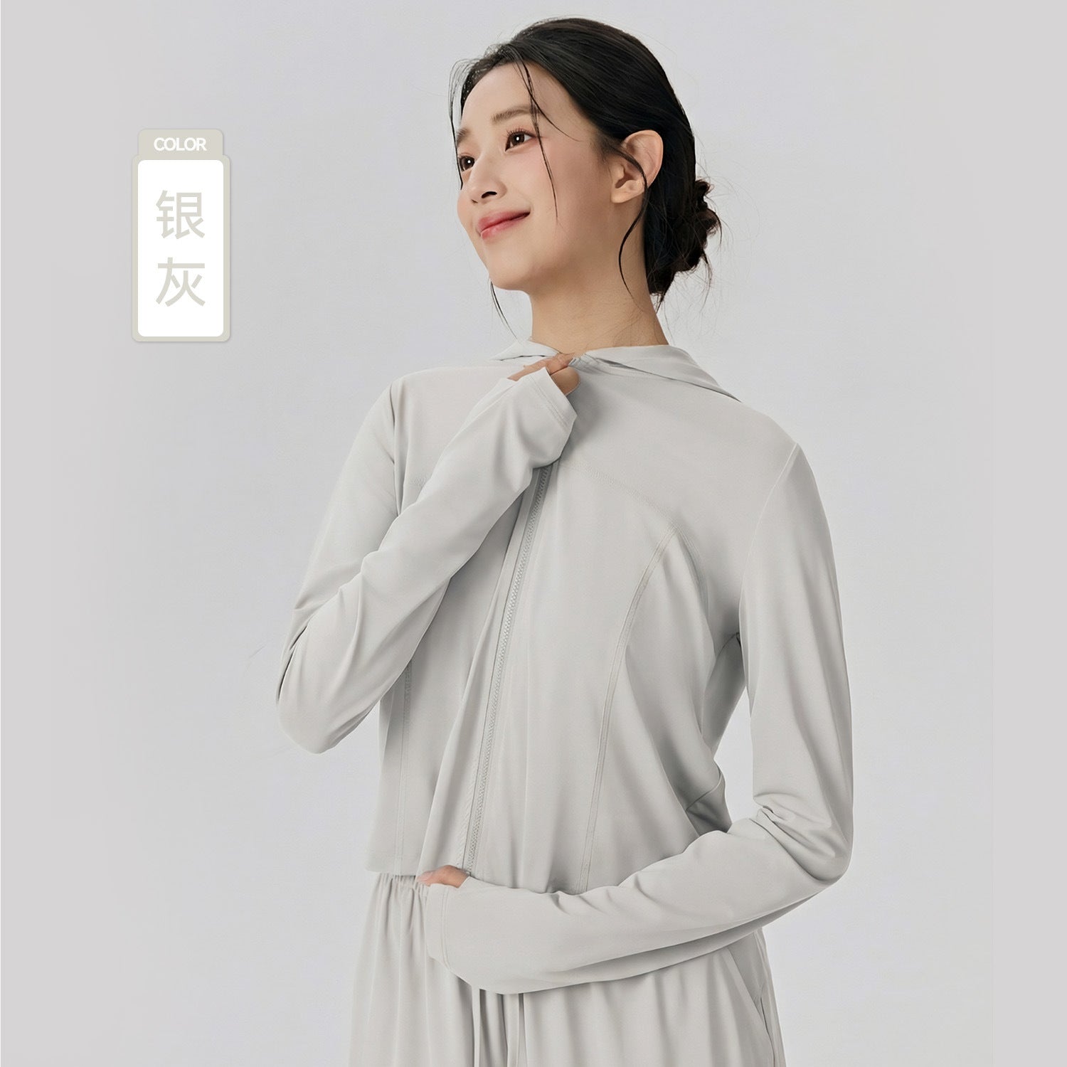 Women's 2026 new ice sunscreen breathable fitness sunscreen clothing