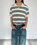 Women's 2025 New Fashion Cotton Striped Shirt Short Sleeves