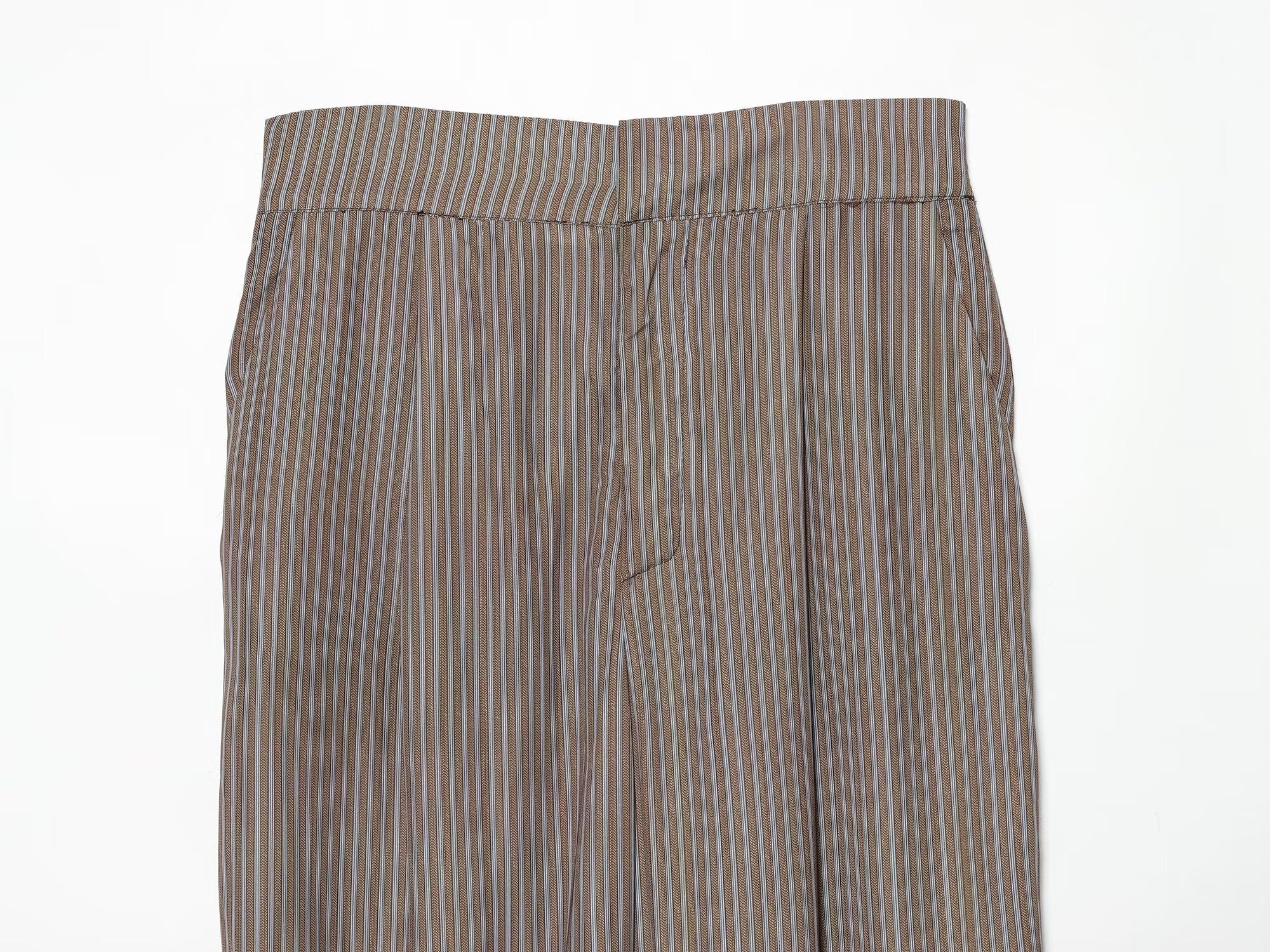 Women's bow decoration linen blended lantern pants