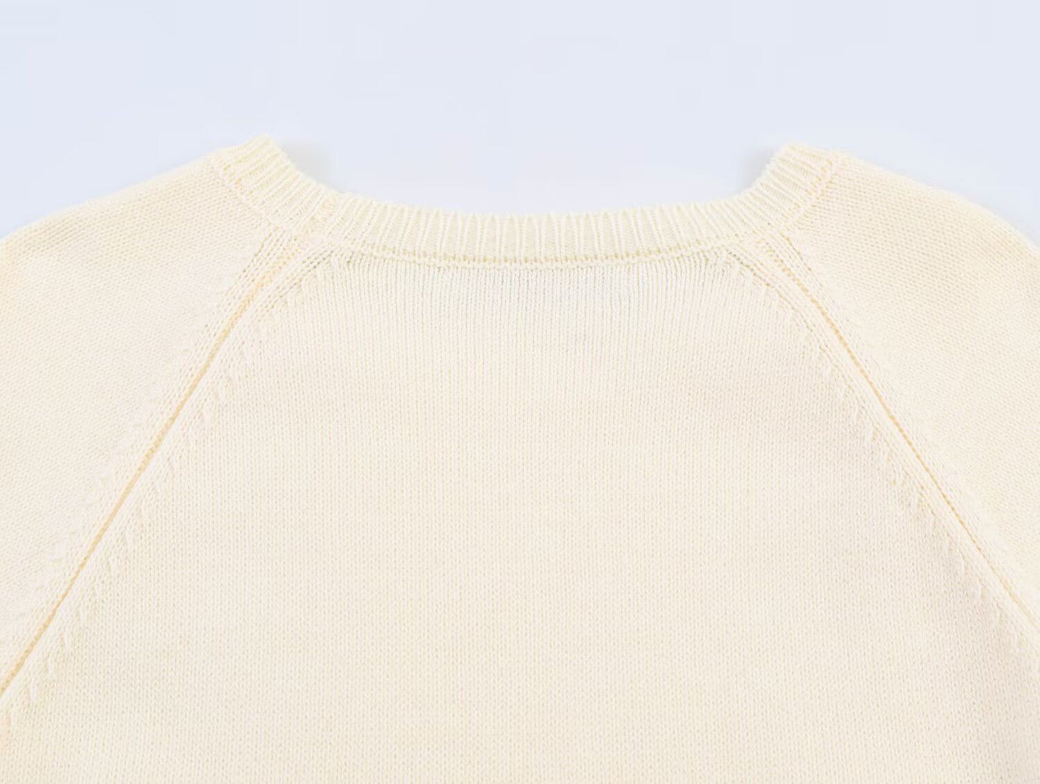 Women's rolled up sleeve patchwork knit Shirt
