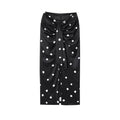 Women's knot decoration polka dot MIDI skirt