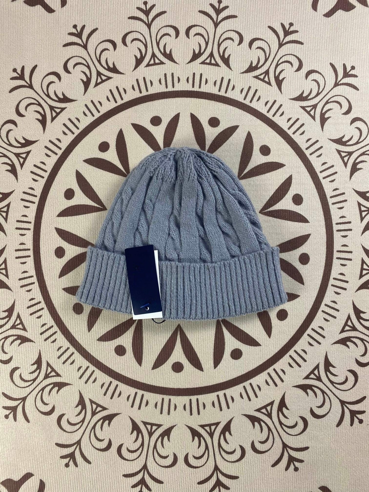 Men's and women's wild embroidered knitted hats windproof and cold-proof hats