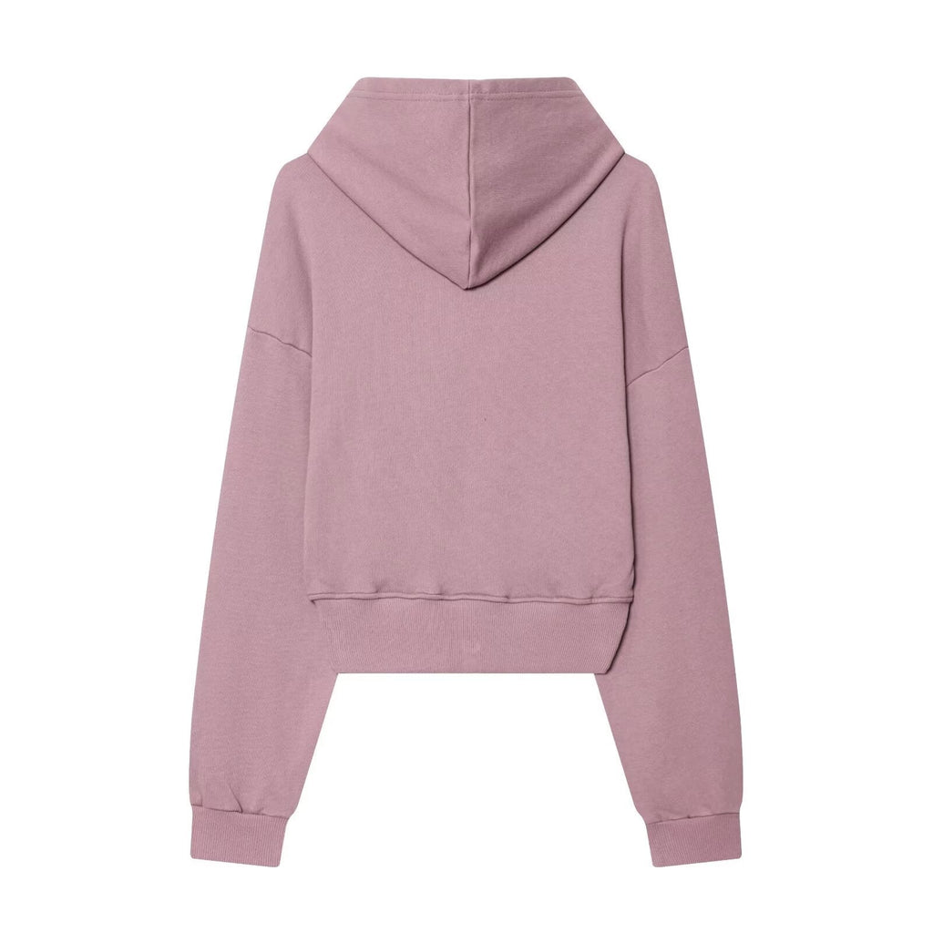 suit Women's 2 pieces long sleeved hooded short hoodie+Pants