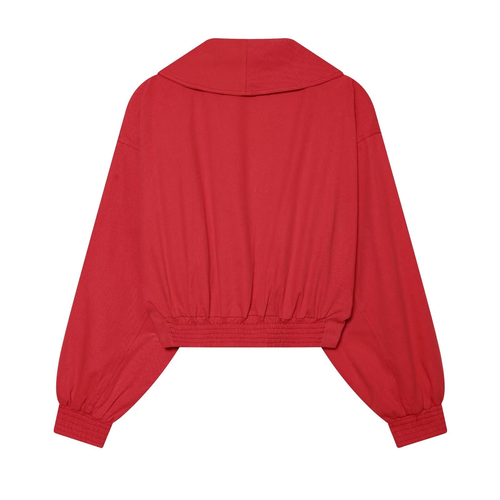 Women's buckle decorative short Coat