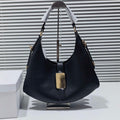 Women's new underarm bag Joker metal buckle shoulder bag