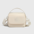 Women's new fashion Joker double zipper design messenger bag