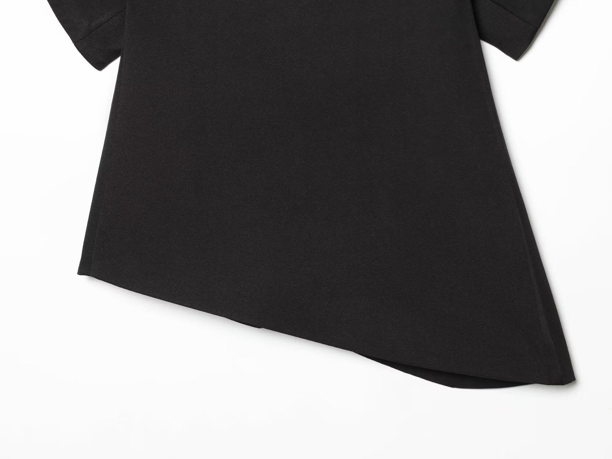 Women's Bubble Sleeve Asymmetric Top