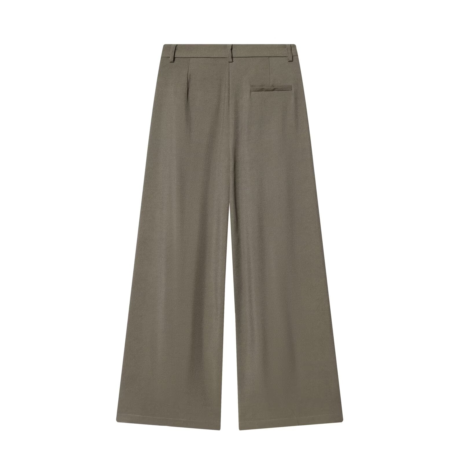 Women's loose pleated casual wide leg pants