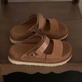 Women's new thick-soled sandals with two designs.