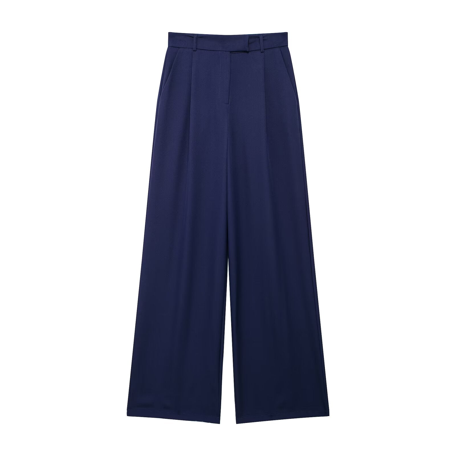 Women's pleated casual wide leg pants