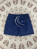 Men and women with the same new Joker couple style corduroy fabric elastic waist casual shorts.
