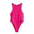 Women's tight halter neck bodysuit