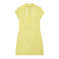 Women's bow decoration slim mini dress