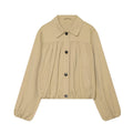 Women's balloon shaped short jacket Coat