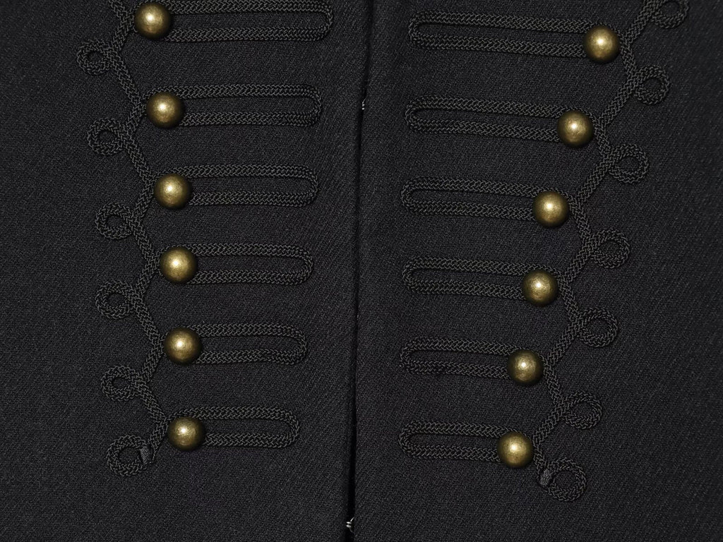 Women's Short rope knot buckle Jacket Coat