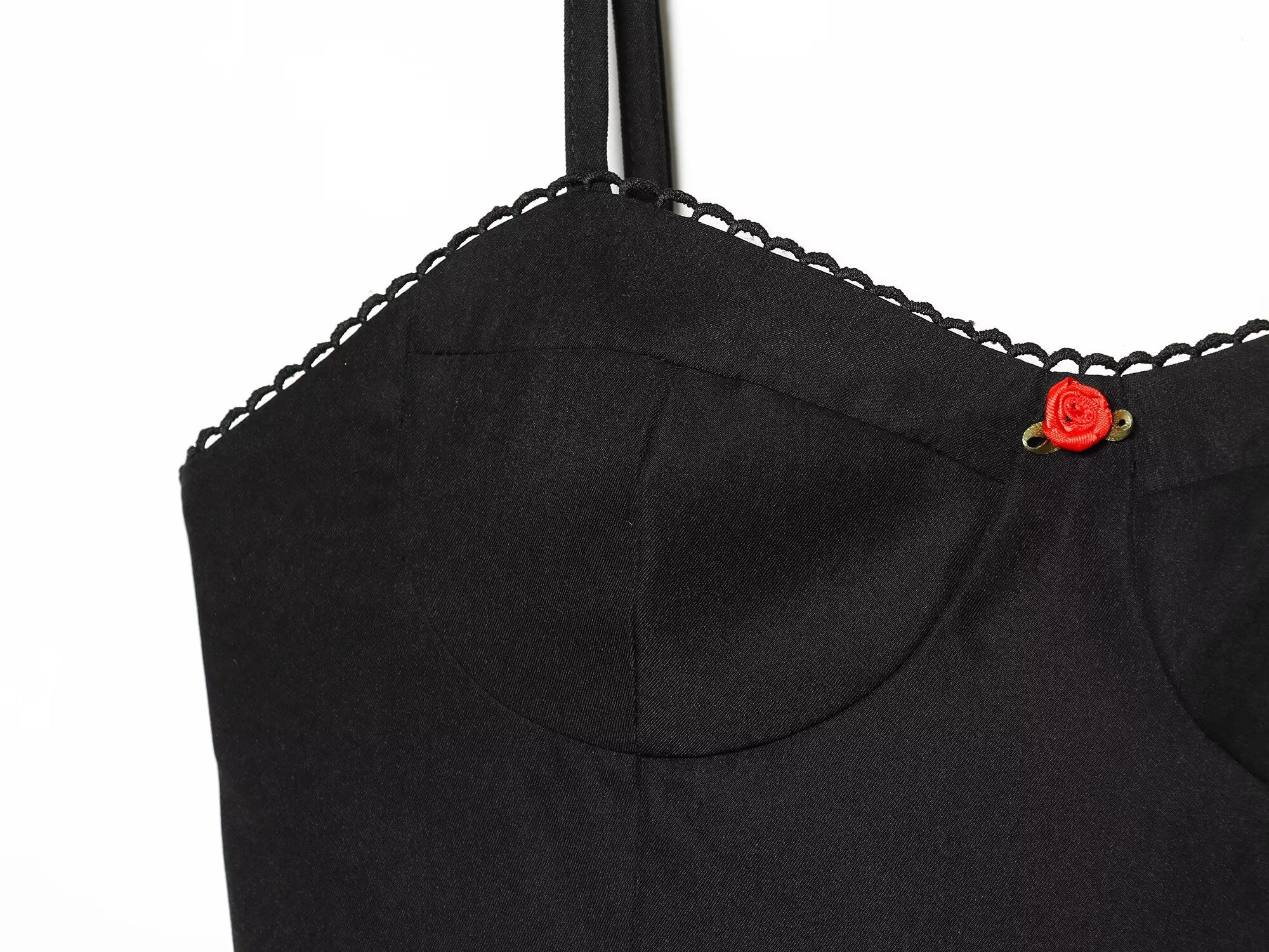 Women's strapless suspender puffy dress