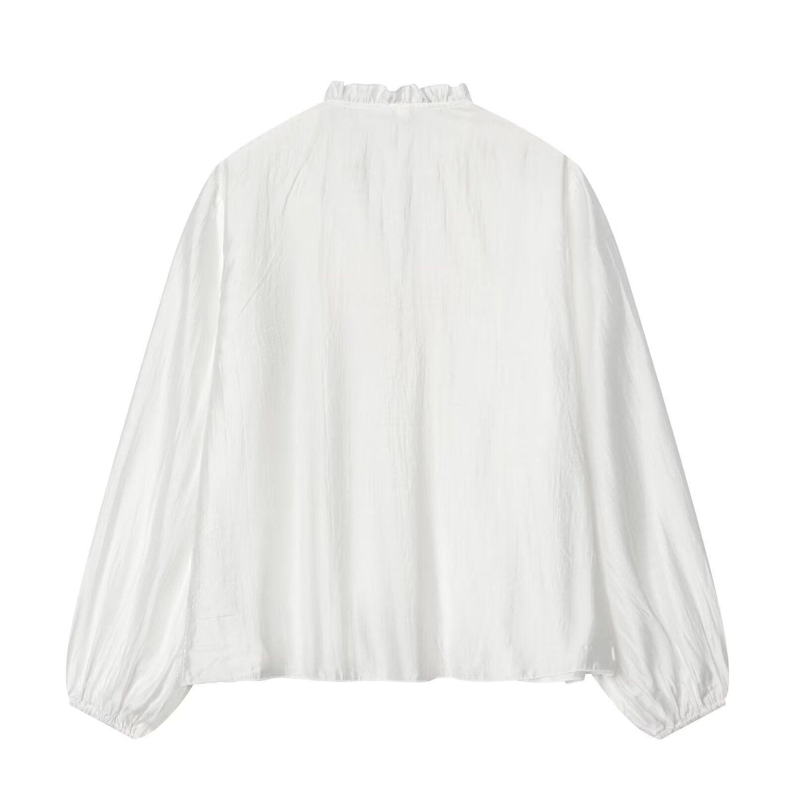 Women's layered decorative V-neck shirt
