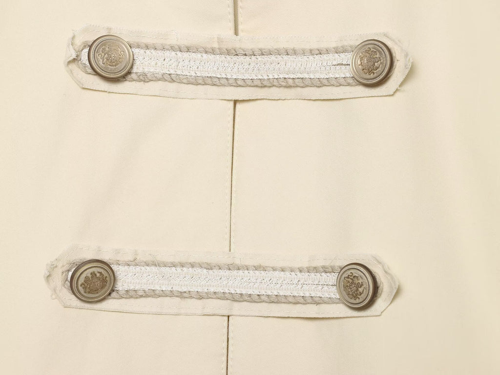 Women's rope knot decorative stand collar Coat