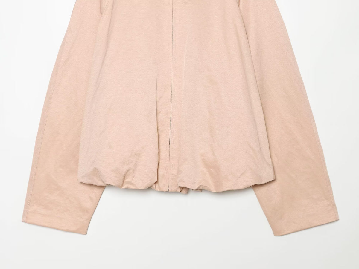 Women's casual pleated pilot jacket Coat