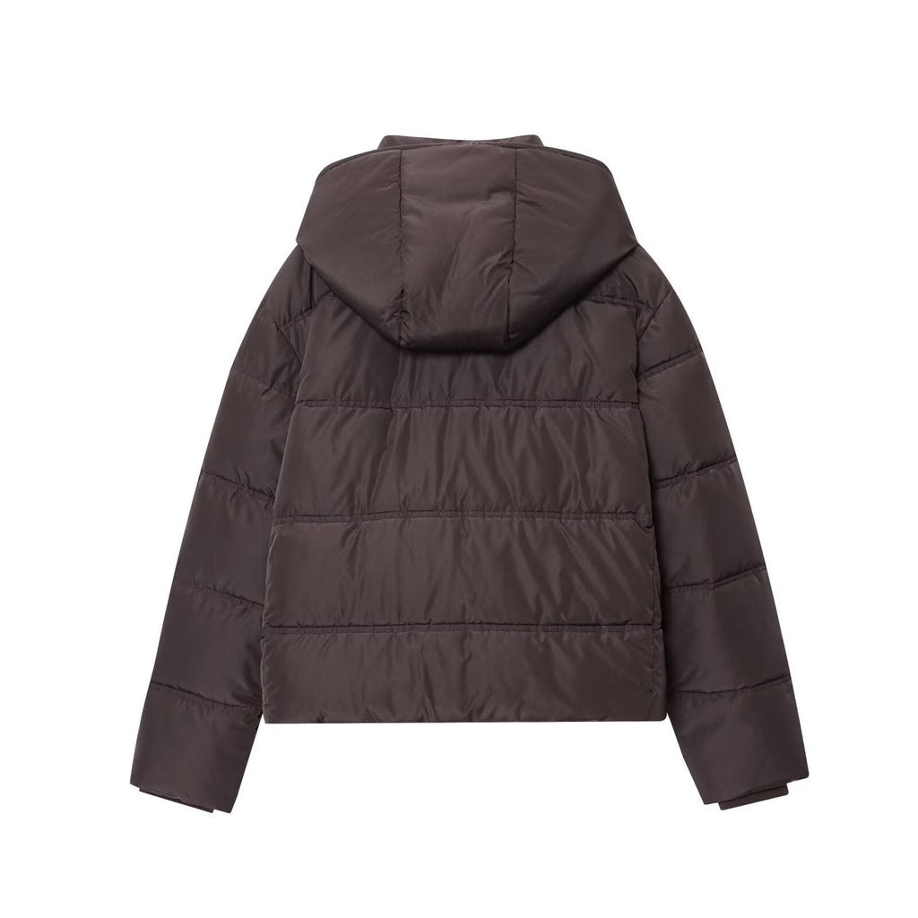 Women's winter fashion short warm hooded cotton jacket Coat