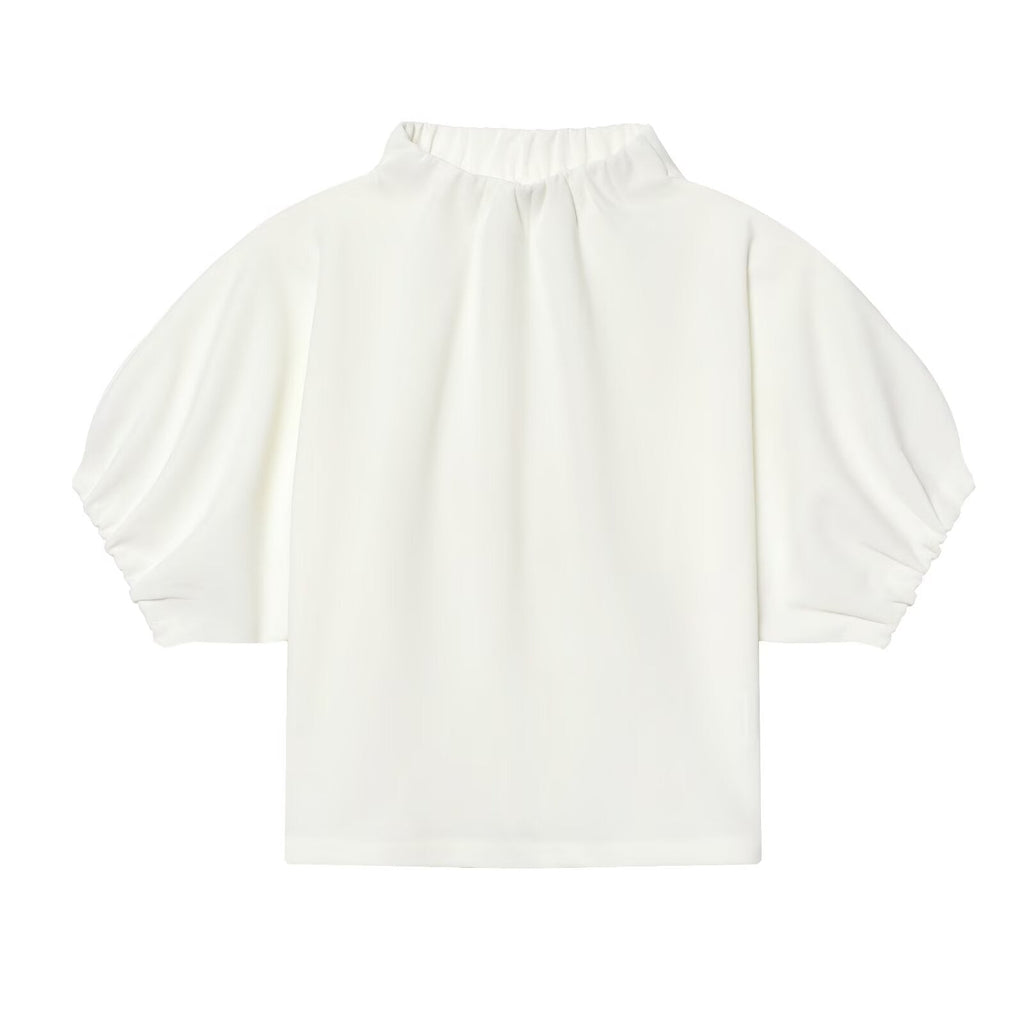 suit Women's 2 pieces pleated decorative knitted top+Skirts