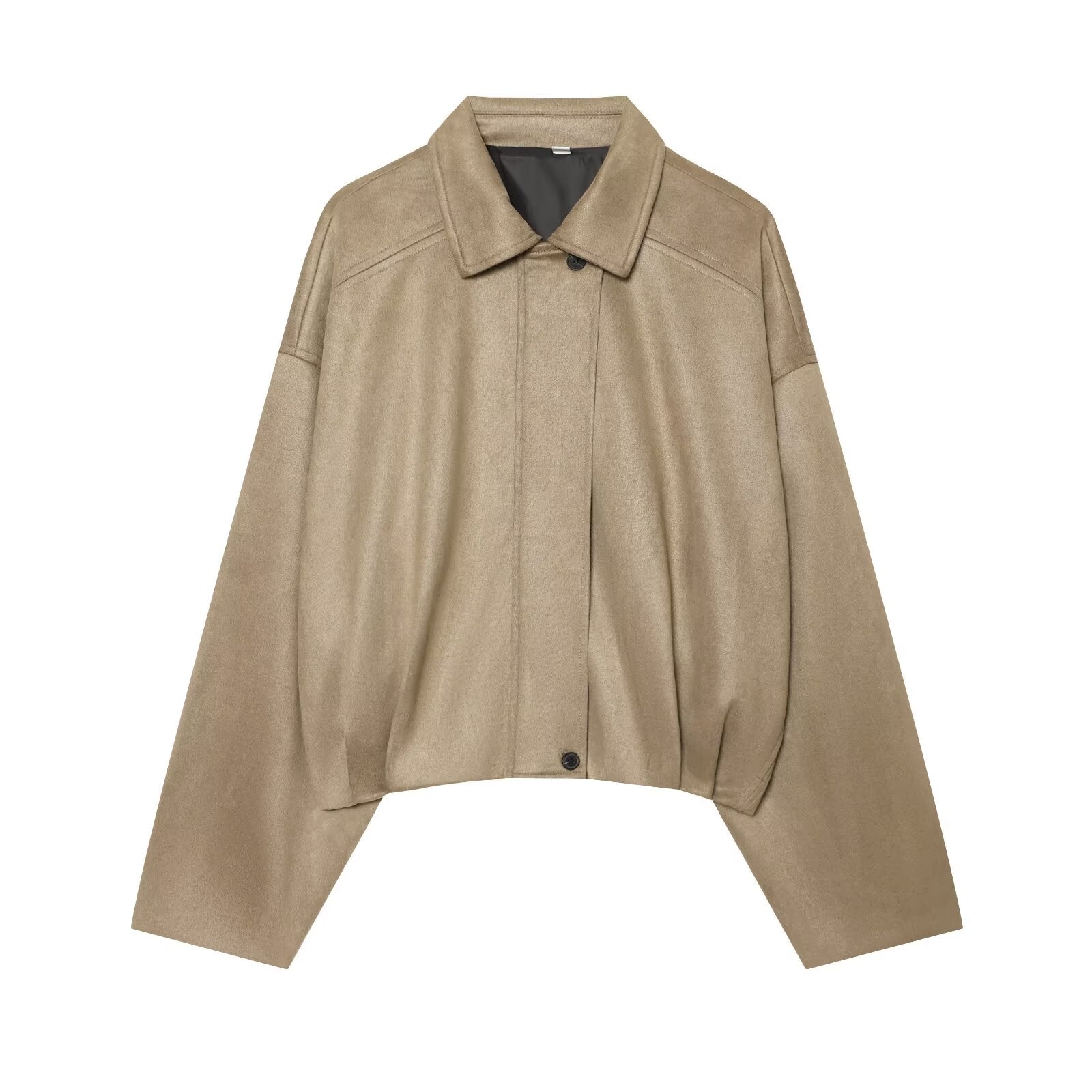 Women's casual suede textured jacket Coat