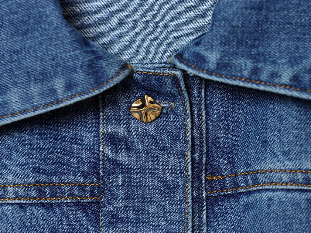 2026 Women's casual Lapel denim shirt