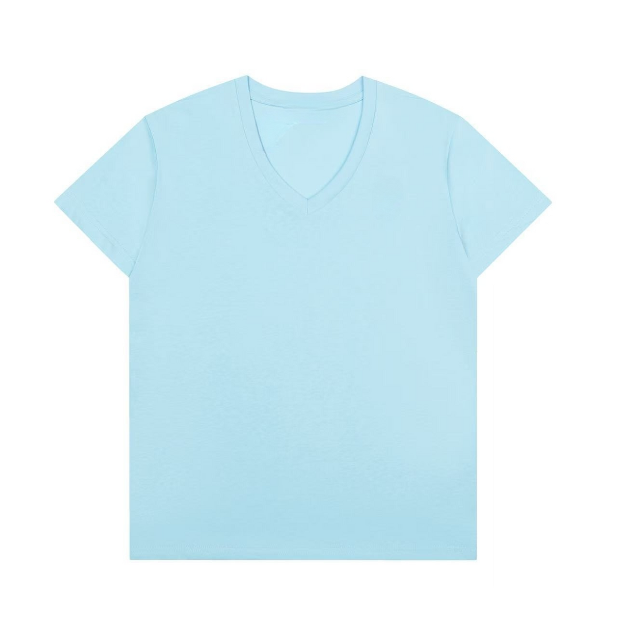 Women's new casual Joker V-neck short sleeve T-shirt