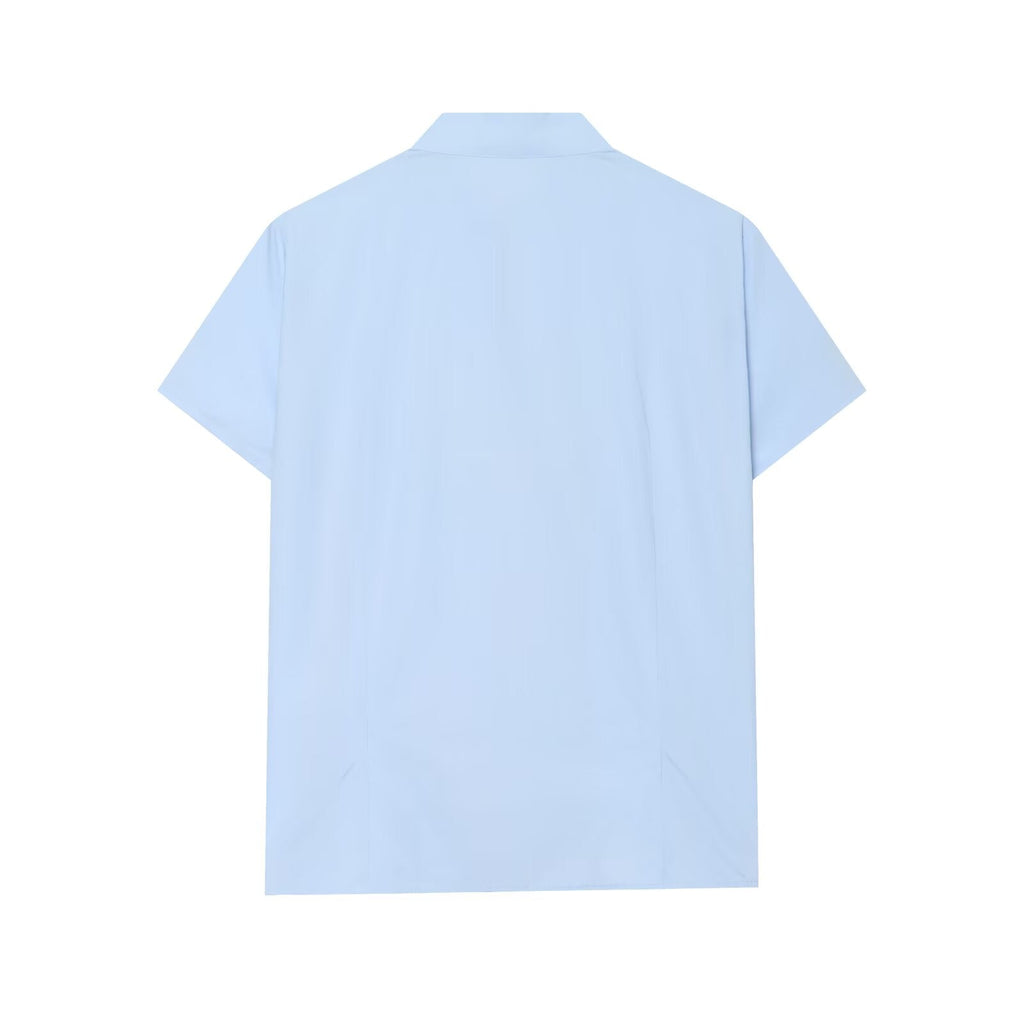 Women's rope knot decorative poplin shirt