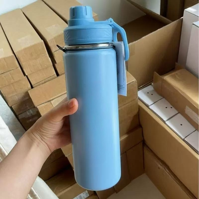 New leisure mug 710ml capacity sports kettle outdoor travel yoga pot water cup