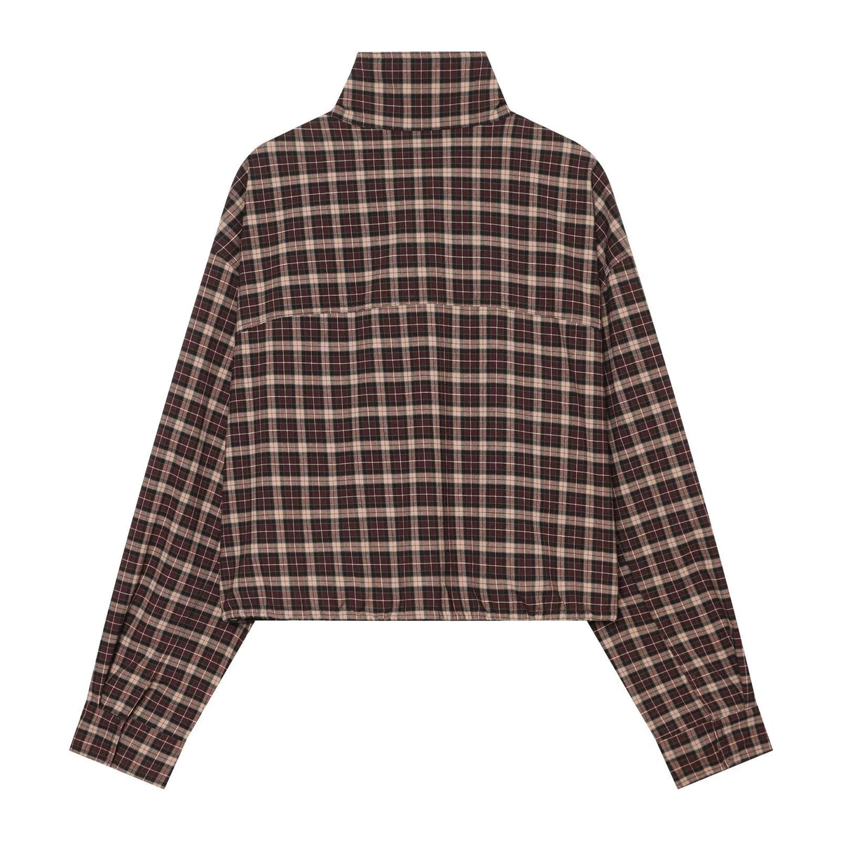suit Women's 2 pieces casual short plaid Coat+culottes
