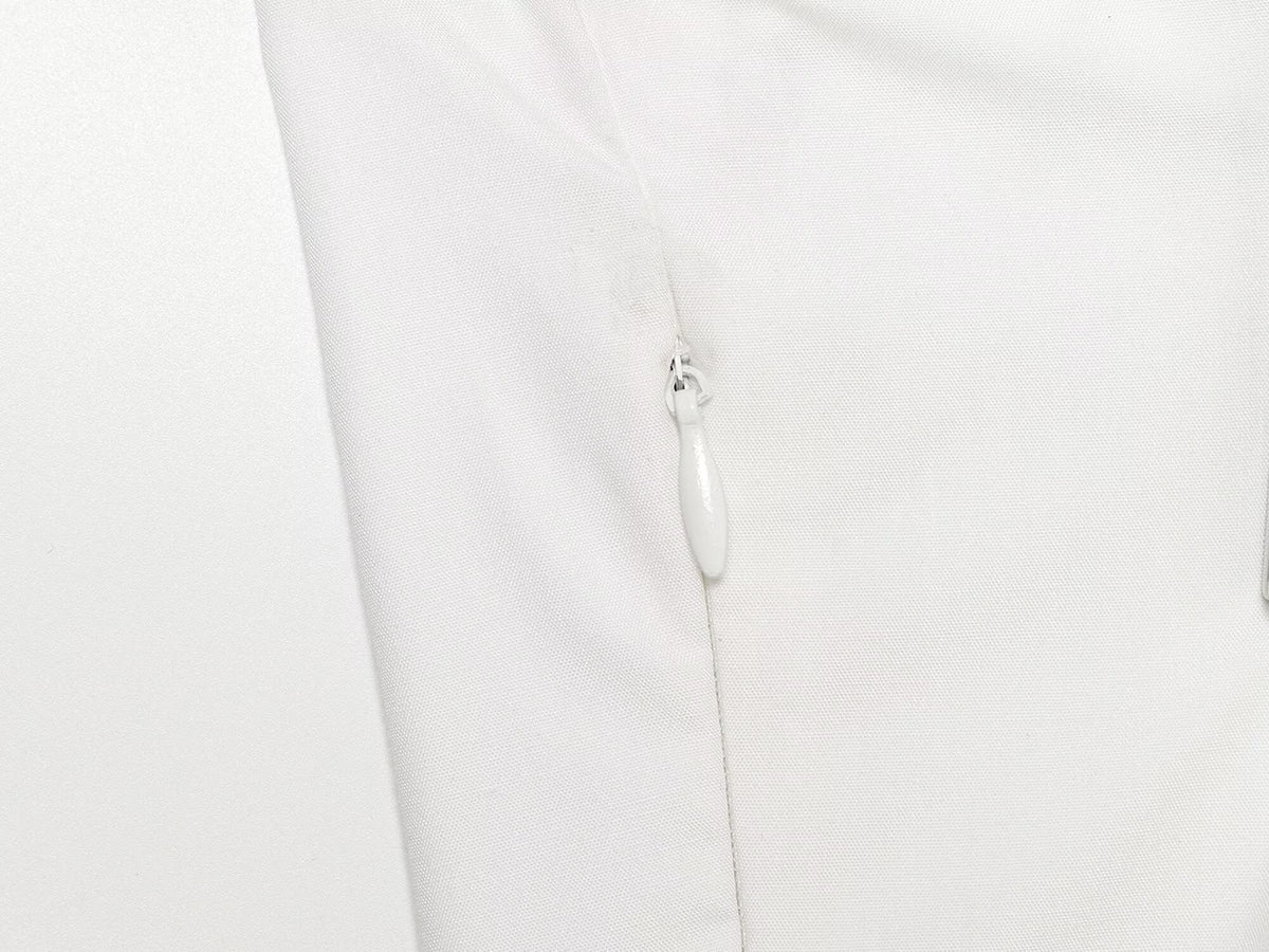 Women's backless bow decoration poplin top
