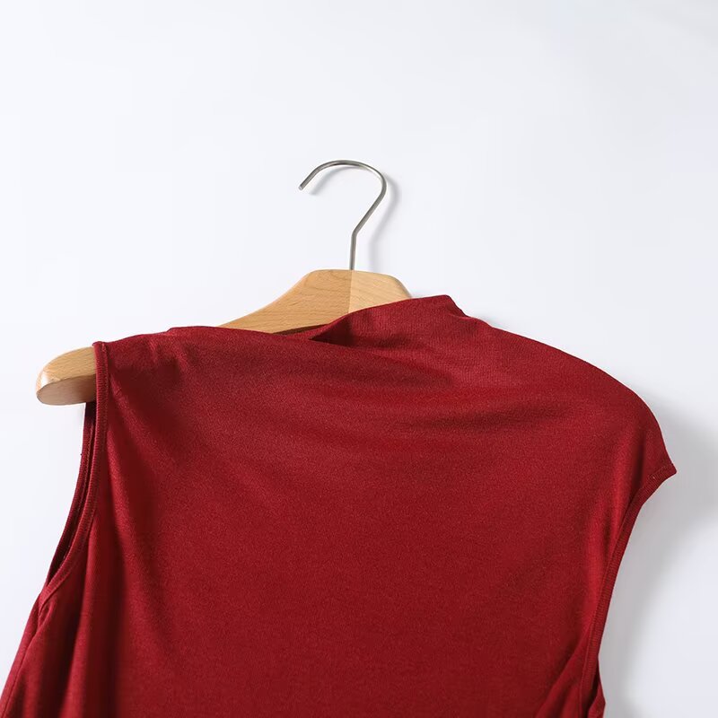 Women's new irregular design sleeveless top