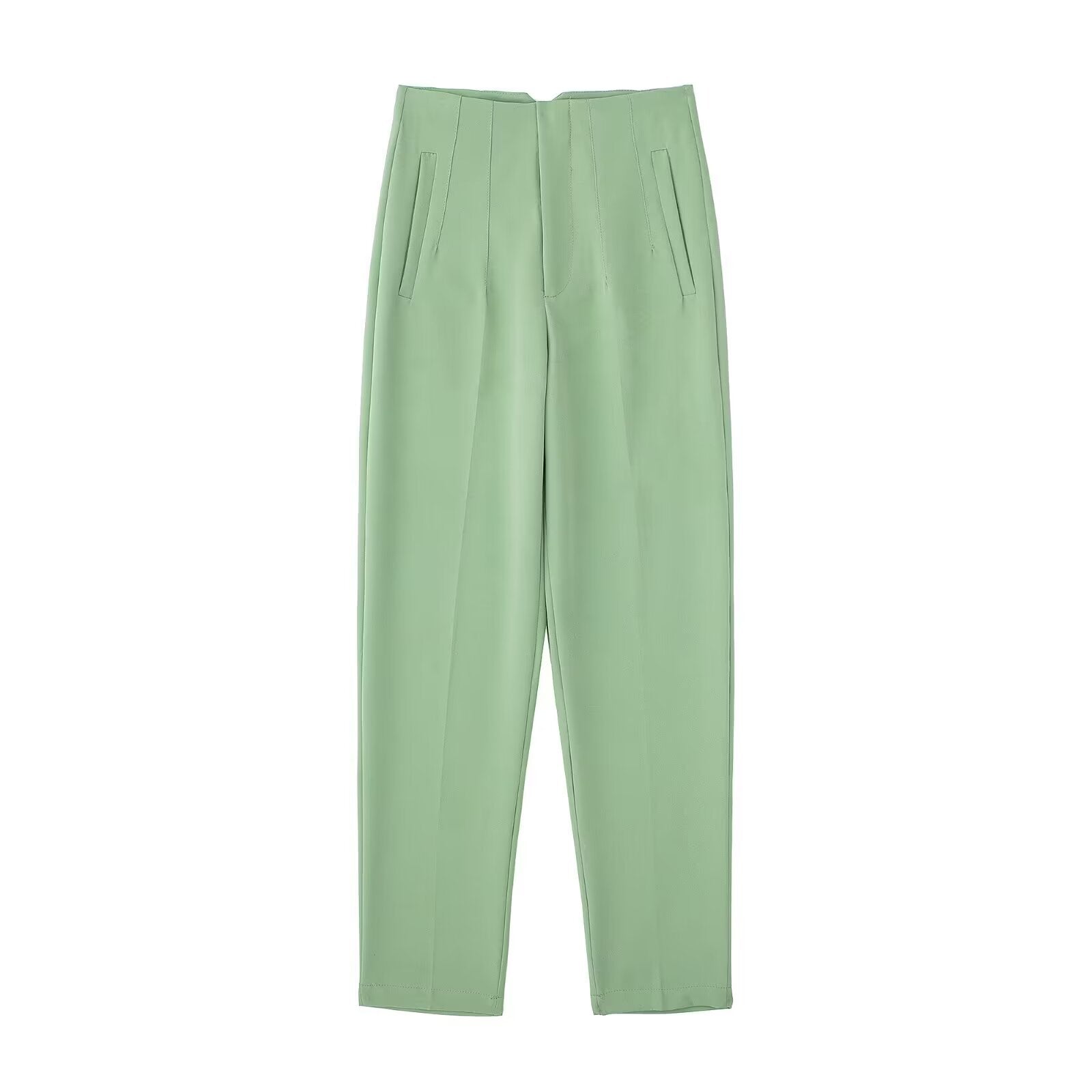 2026 Women's multi-color pleated high waisted pants
