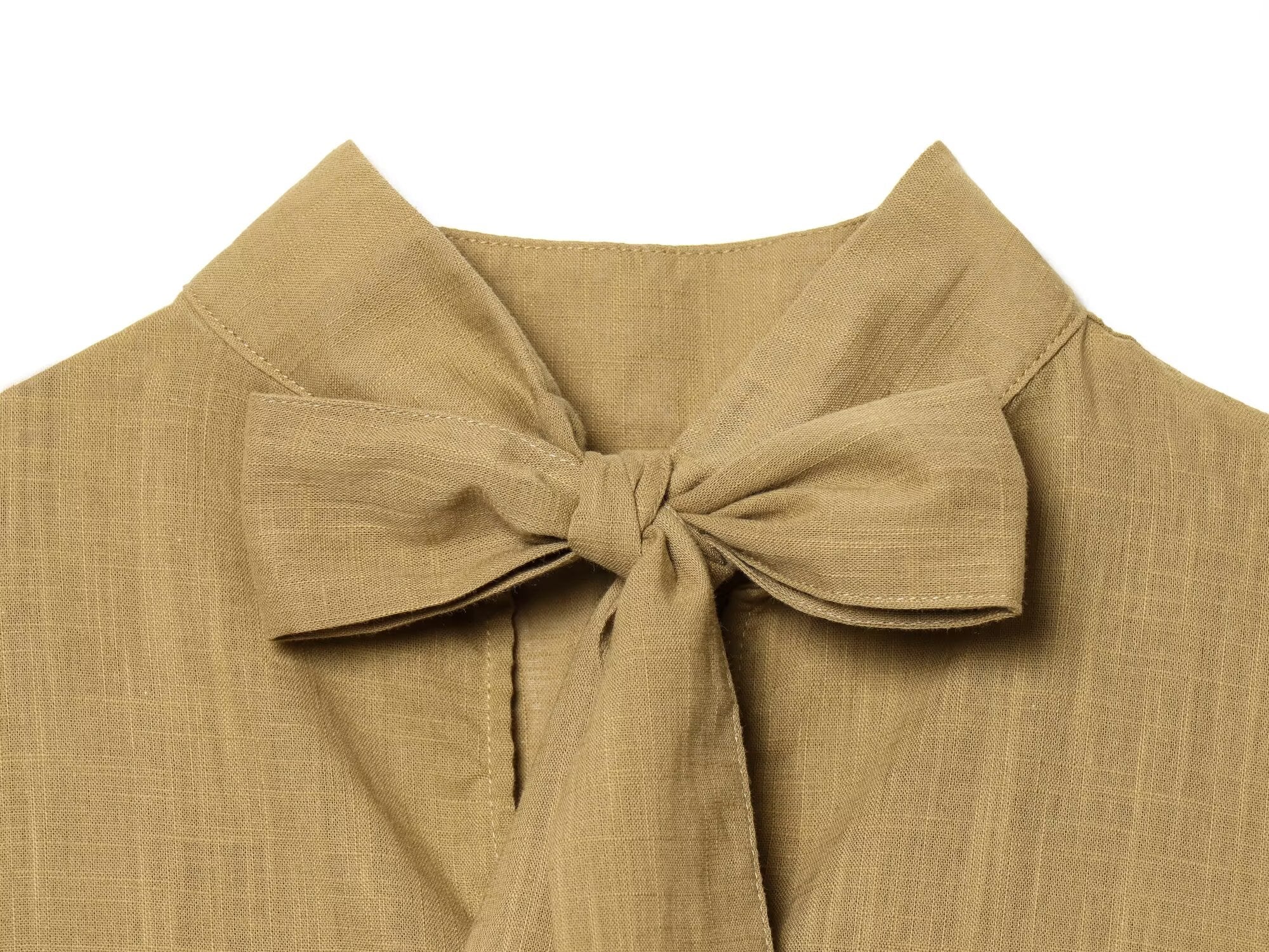Women's Split Bow Decorative Short Top
