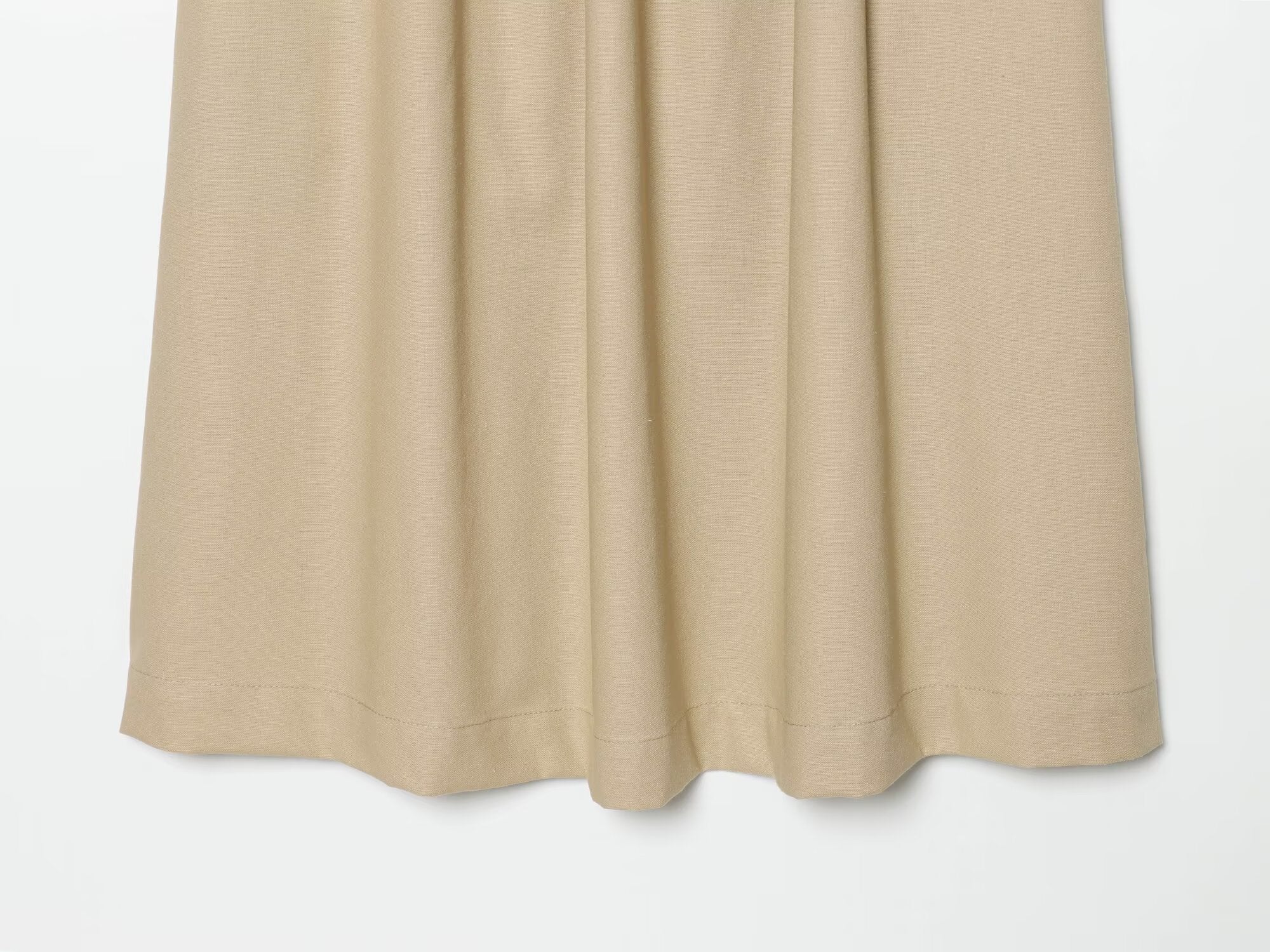 Women's off shoulder linen blended MIDI dress