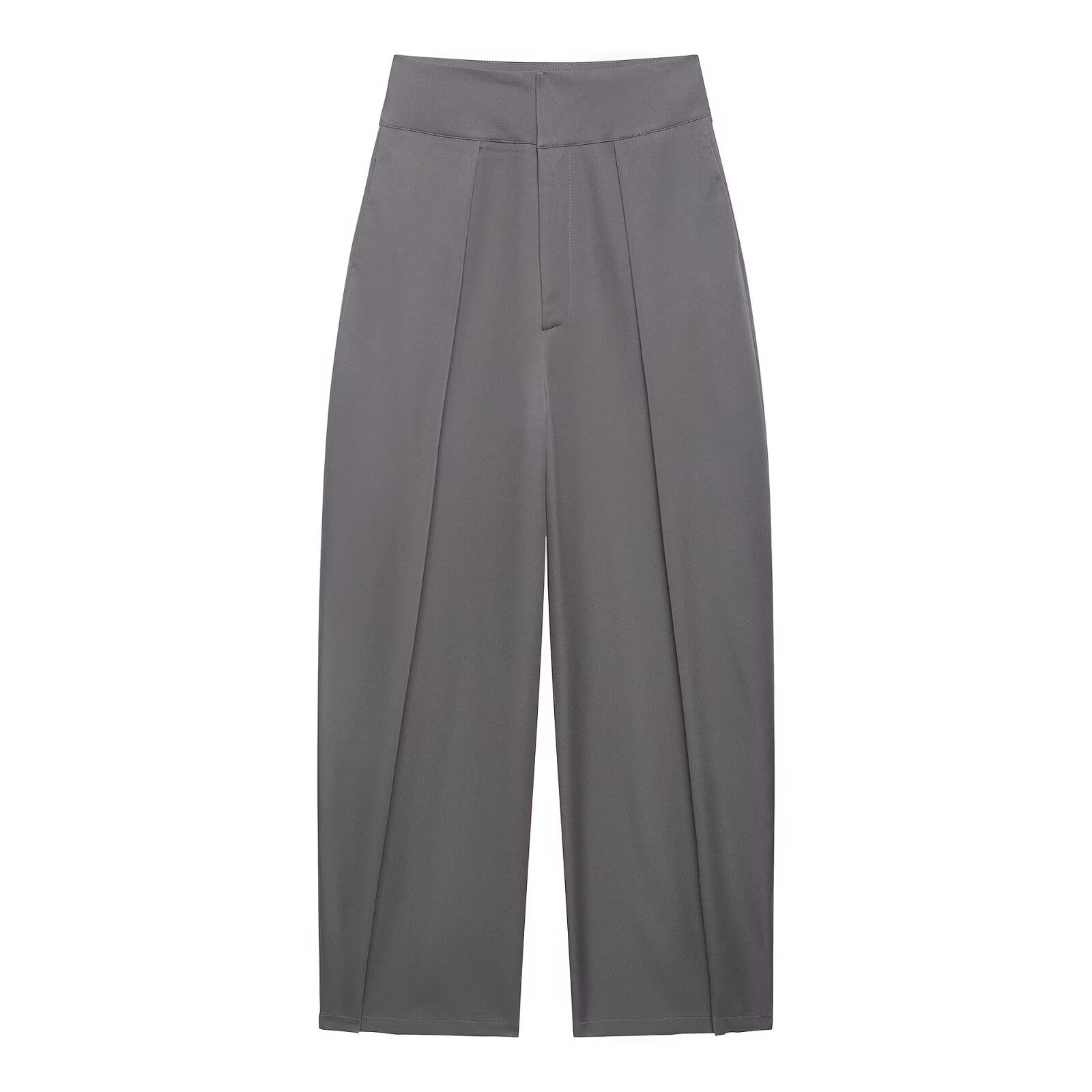 Women's high waisted pleated balloon version casual pants